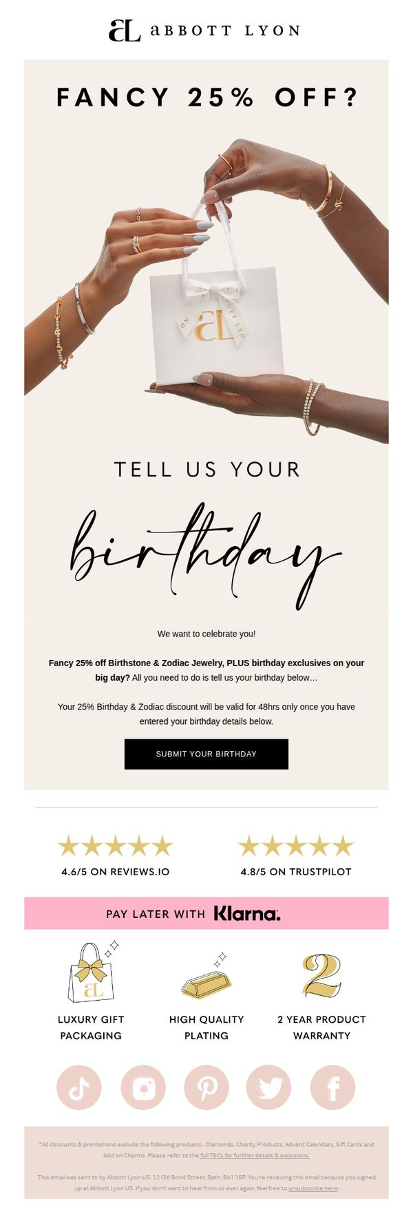 8. Fancy 25% OFF? ✨
