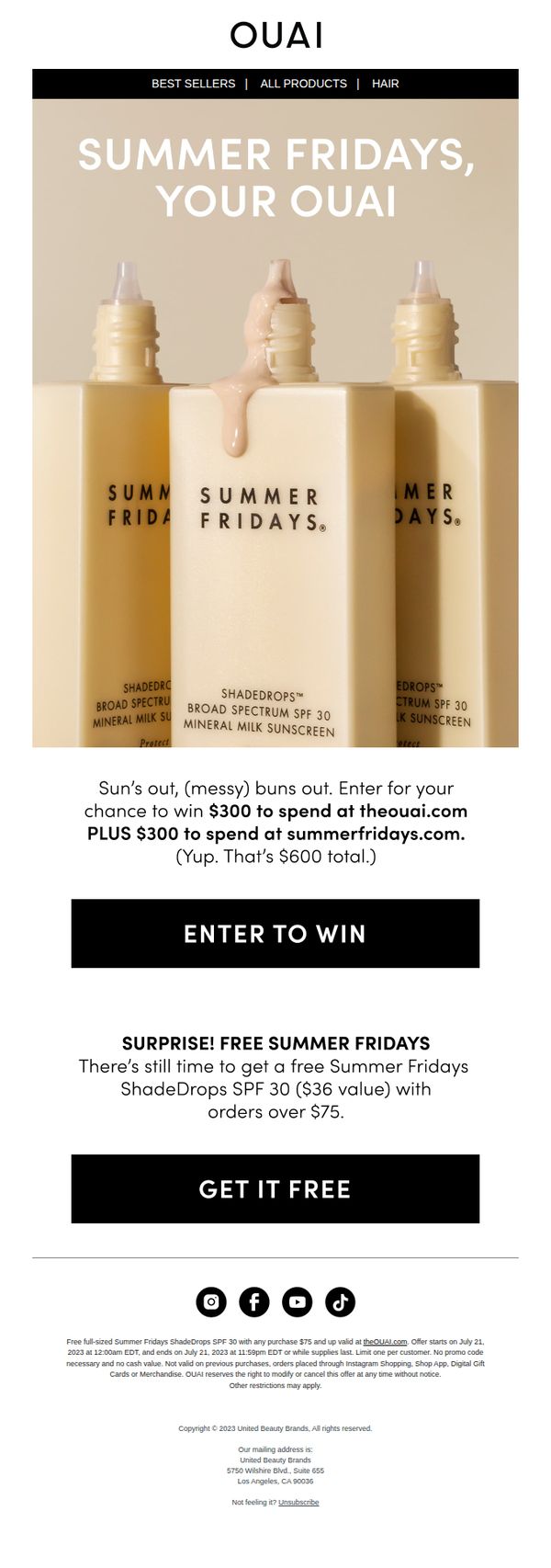 10. Are you the ONE lucky winner?