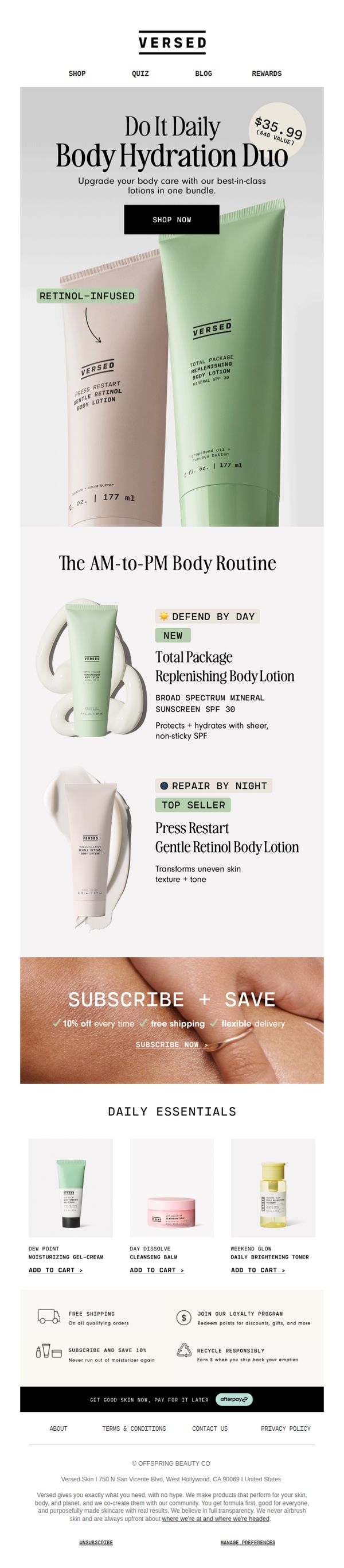 9. Our Two Best Sellers for AM ➡️ PM