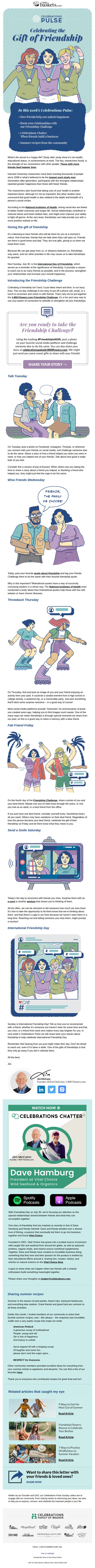 7. Take the Friendship Challenge
