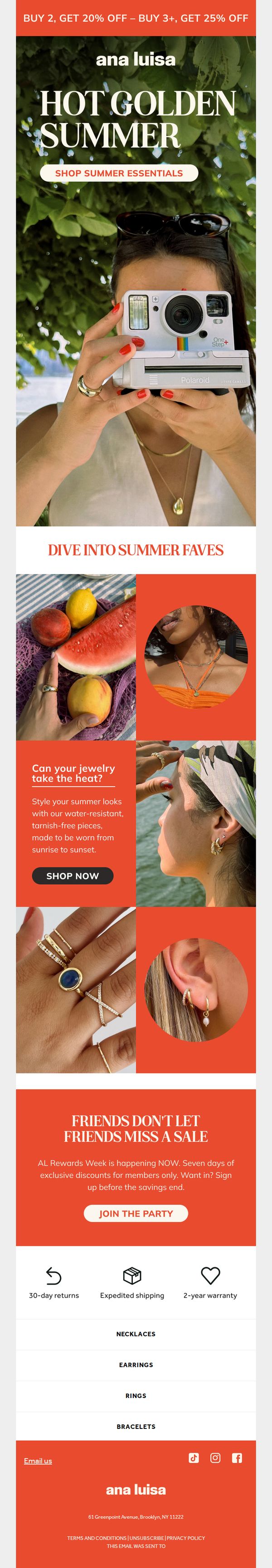 7. Summertime jewelry hack ➡️
