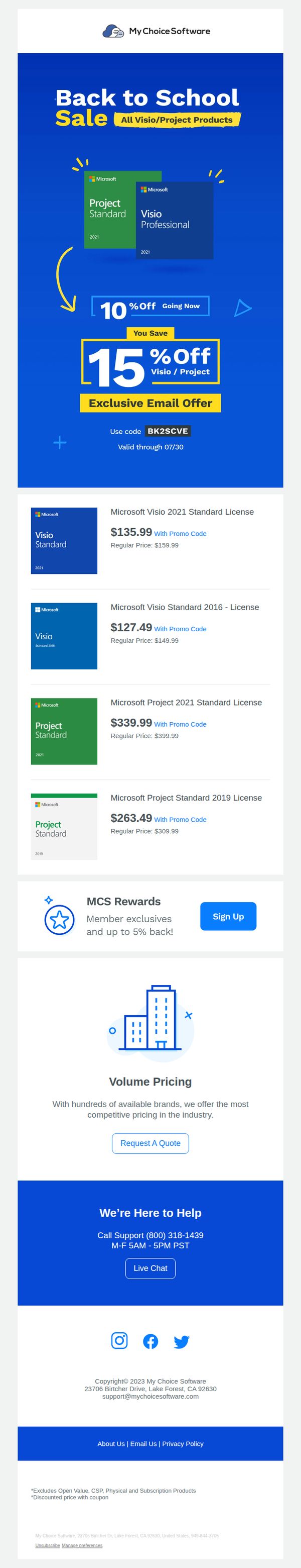 8. My Choice Software: ⚡️Sale Extended⚡️Take 15% Off Visio and Project All Week!