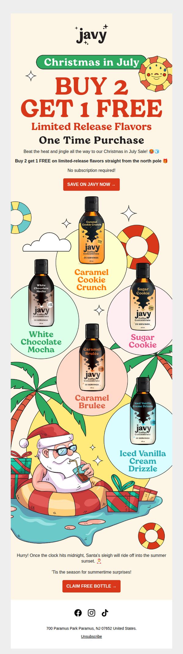 7. Javy Coffee: Beat the Heat with Christmas in July Savings! 🌞🎄