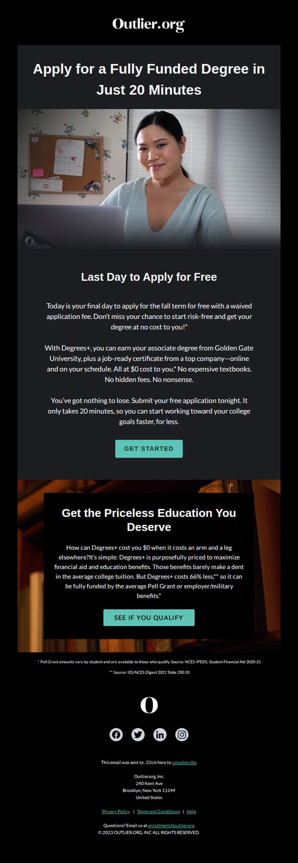 9. ENDS TONIGHT: Apply fee-free in only 20 minutes