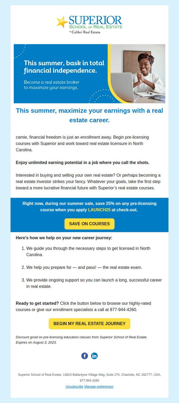 7. Capitalize on a hot summer real estate market