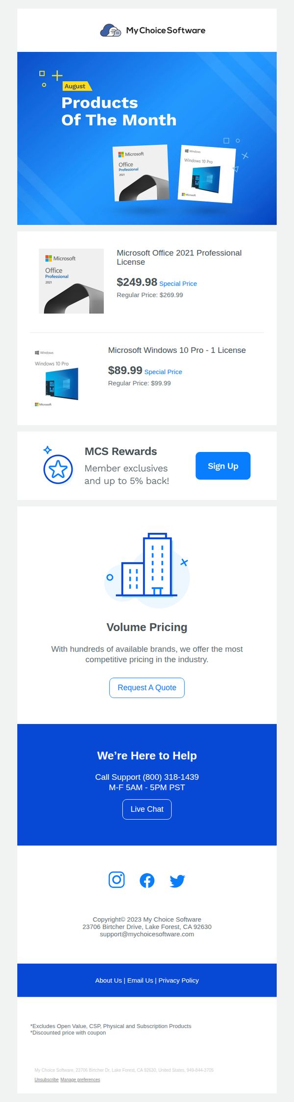 10. My Choice Software: 😎 Welcome, August Products Of The Month!