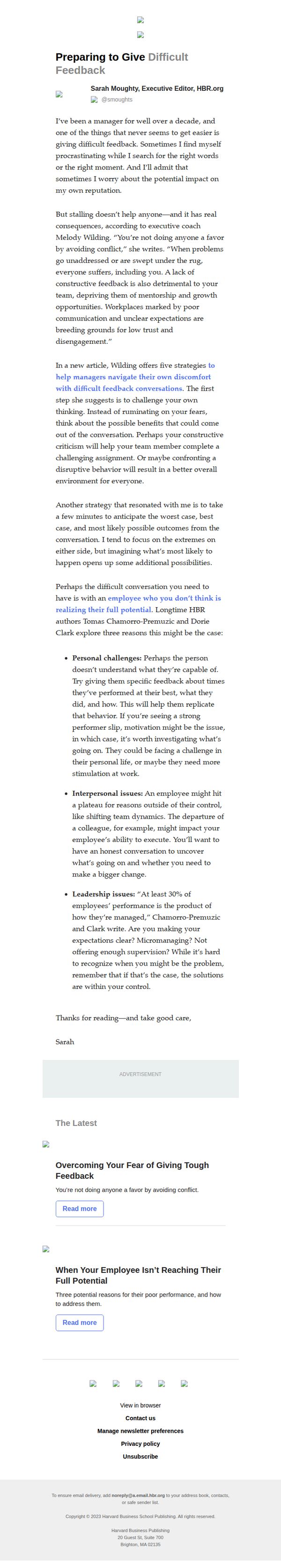 Harvard Business Review