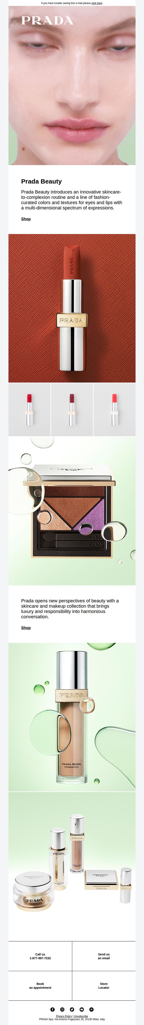 10. Prada: Rethinking beauty