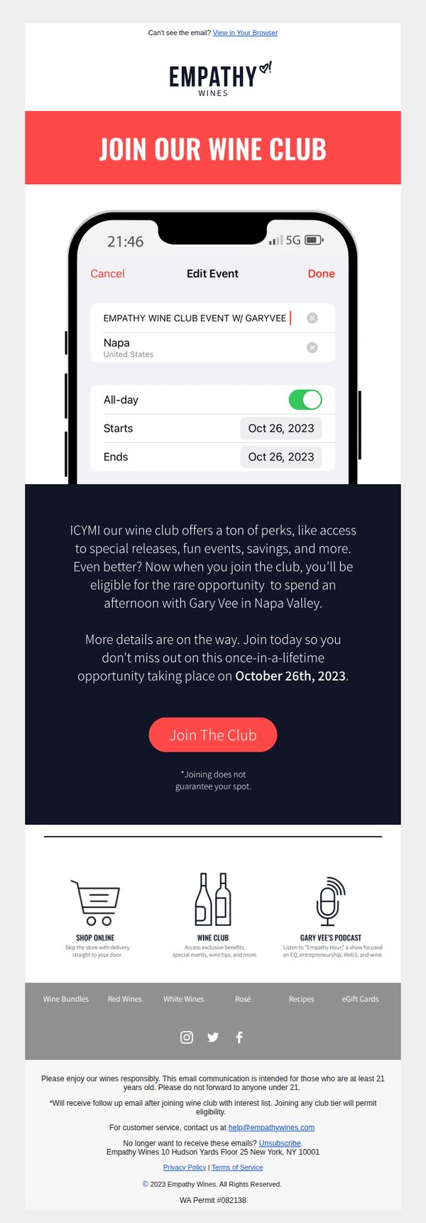 7. Want to Spend an Afternoon in Napa with Gary Vee?