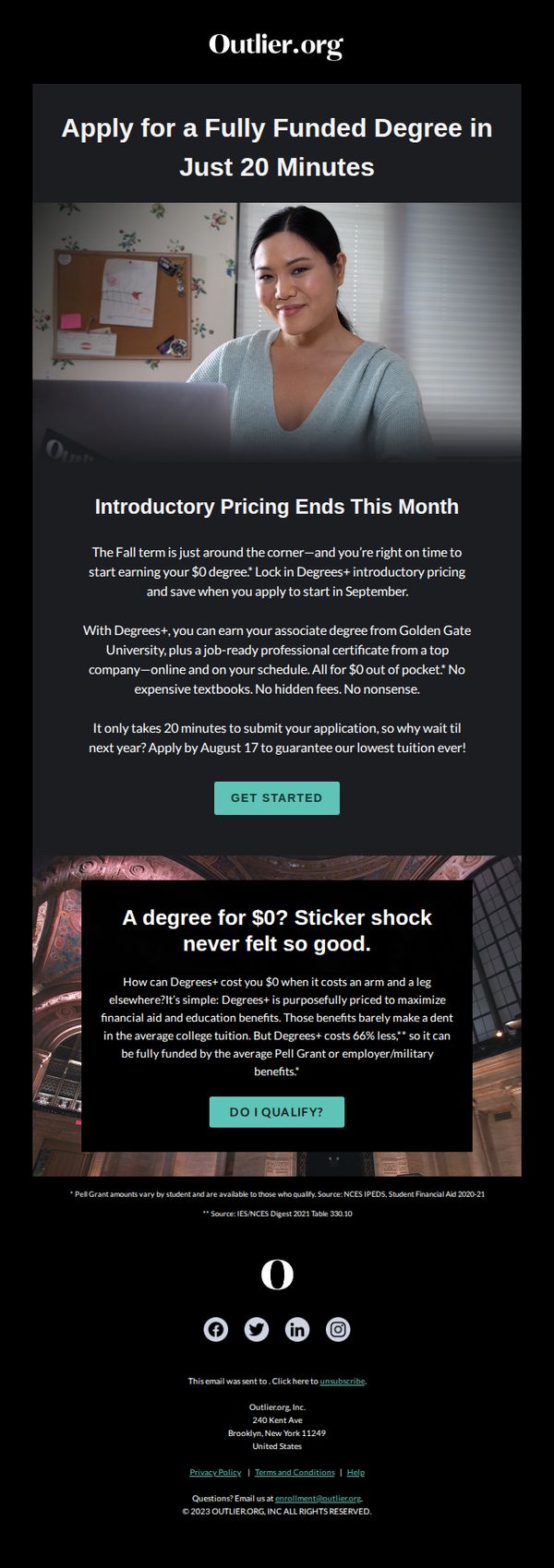 8. Secure your $0 degree when you apply today