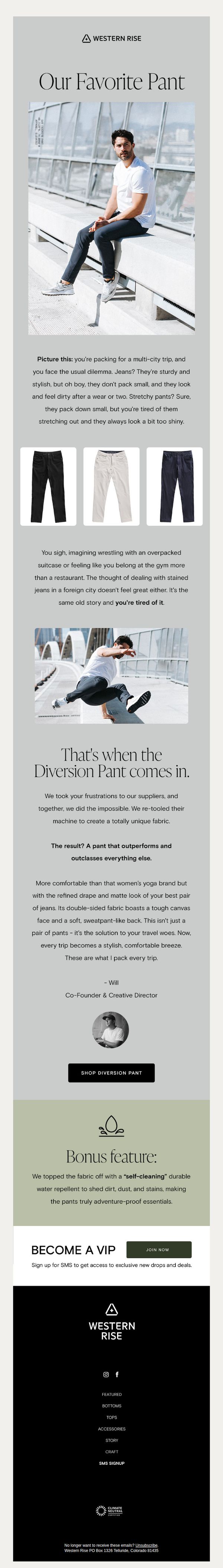 7. Behind the Seams: Diversion Pant