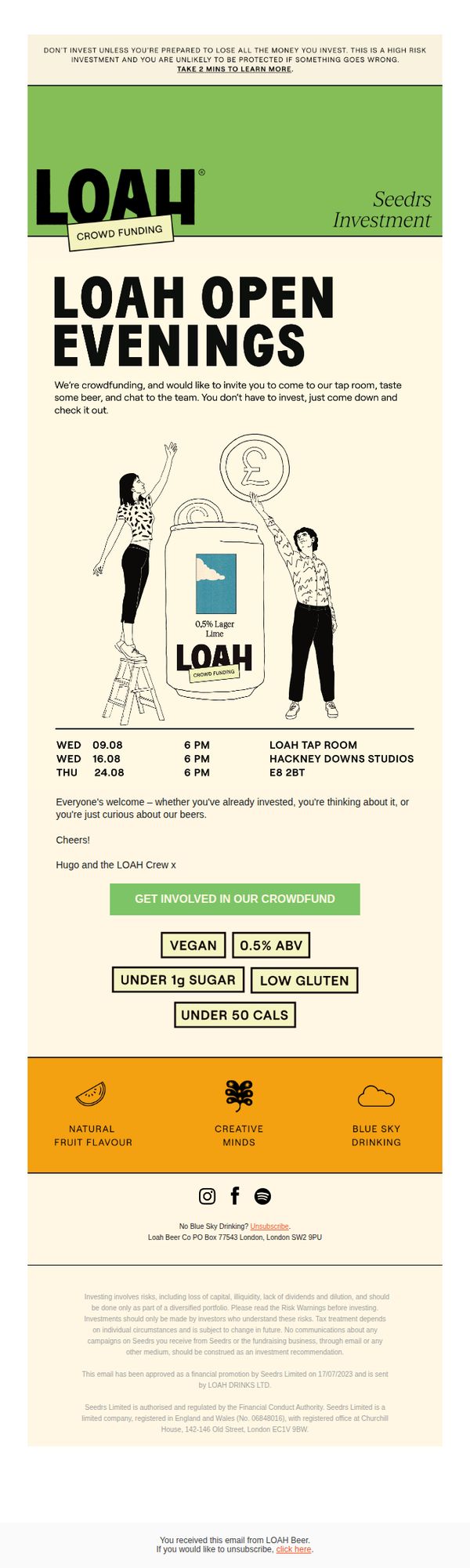 10. Loah Beer: Join Us for an Open Evening 🍻