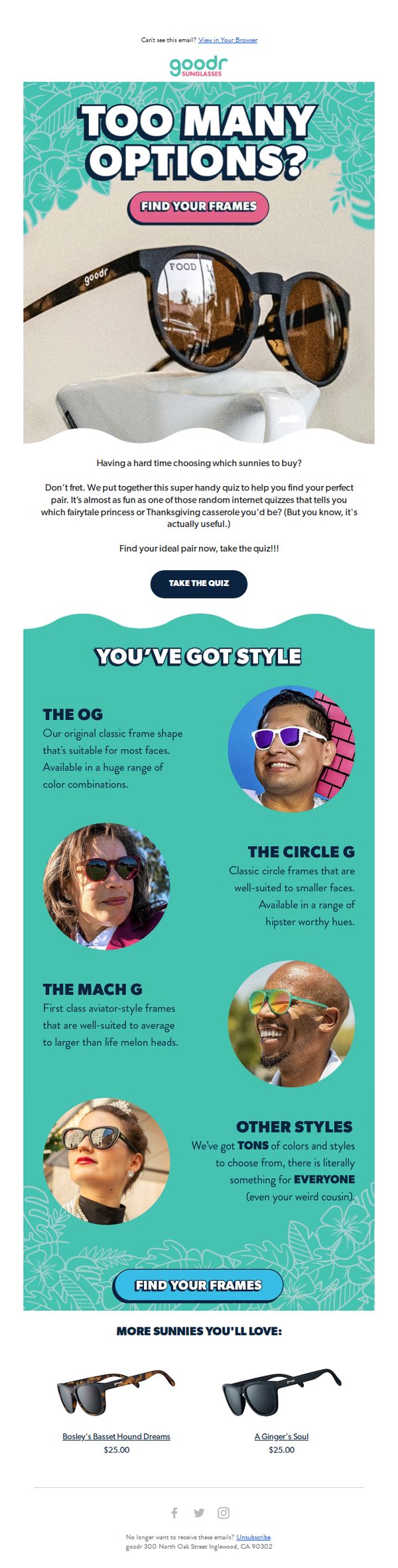 8. goodr sunglasses: Take This Fun Quiz