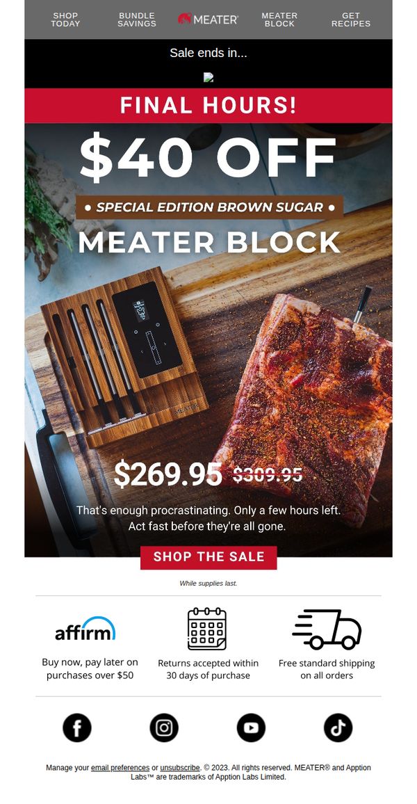 7. MEATER: Think Fast ⚡ Grab Your Block Before It's Gone.