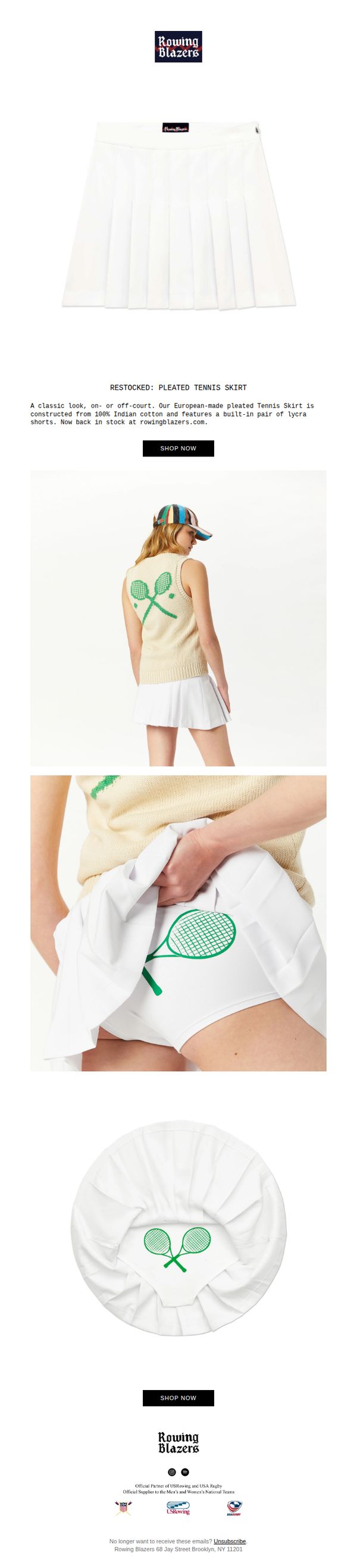 10. RESTOCKED: Pleated Tennis Skirt 🎾