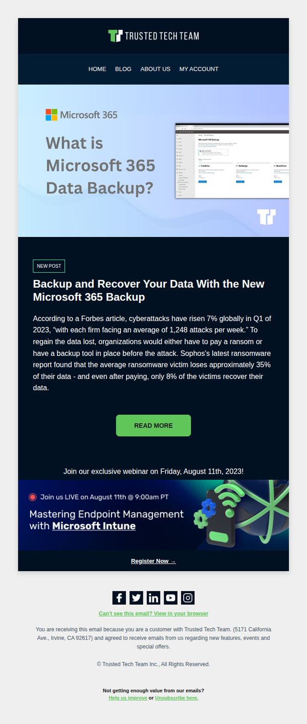 8. Even after paying, only 8% of ransomware victims recover their data!🧯How Microsoft 365 Data Backup can help!💡