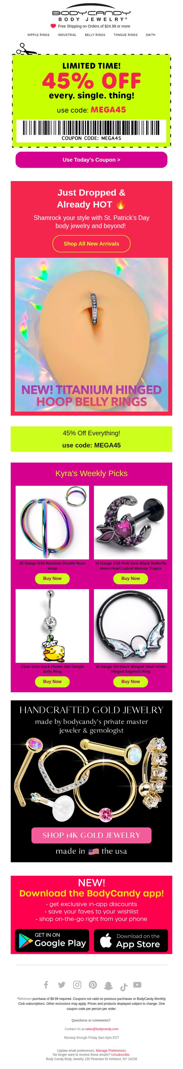 Body Candy Body Jewelry