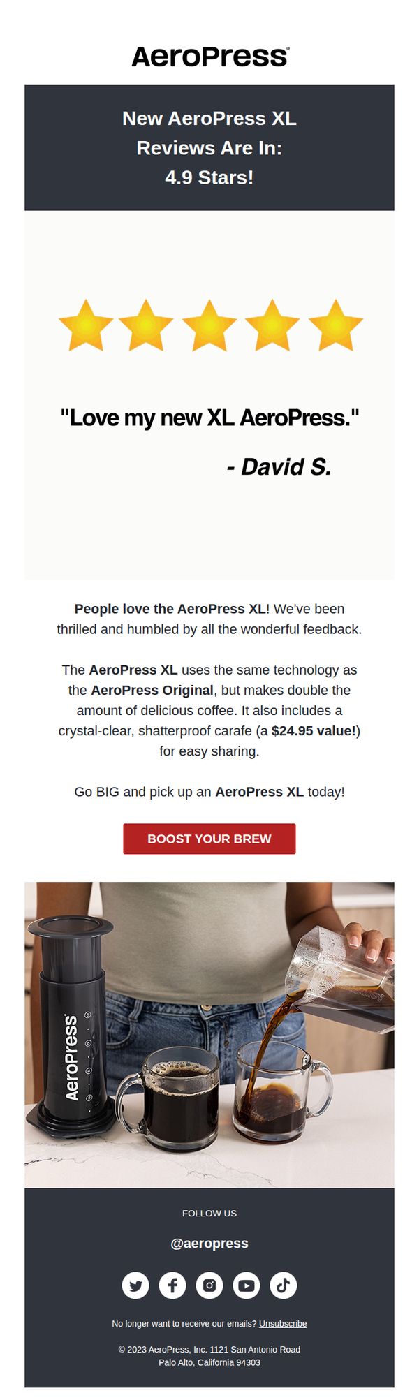 AeroPress Coffee Maker