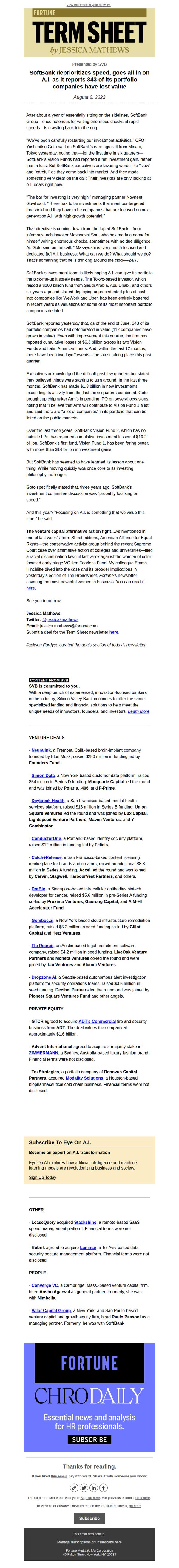 6. SoftBank slowdown