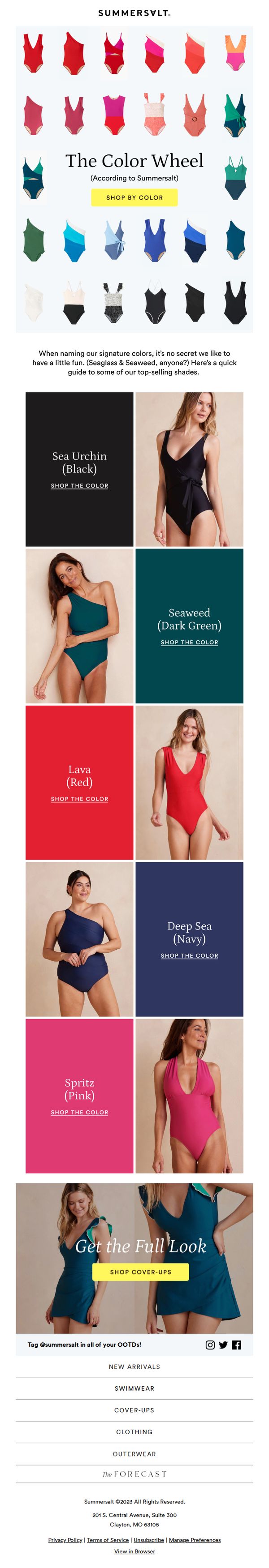 10. Summersalt: Trending: Your Favorite Color(s) 🌈