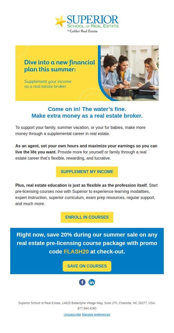 6. Dive into a new financial plan 🌊