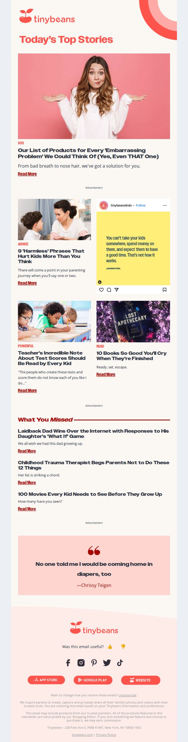6. Tinybeans: Our Go-To Products for Every 'Embarrassing Problem' We Could Think Of