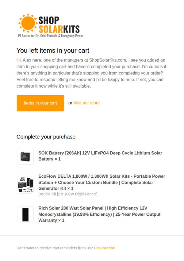 9. Shop Solar Kits: What's stopping you?