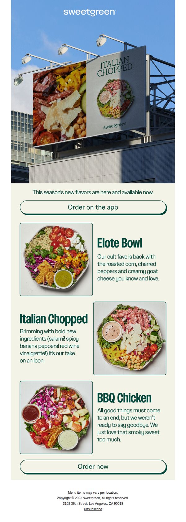 sweetgreen
