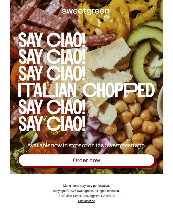 8. Introducing the Italian Chopped