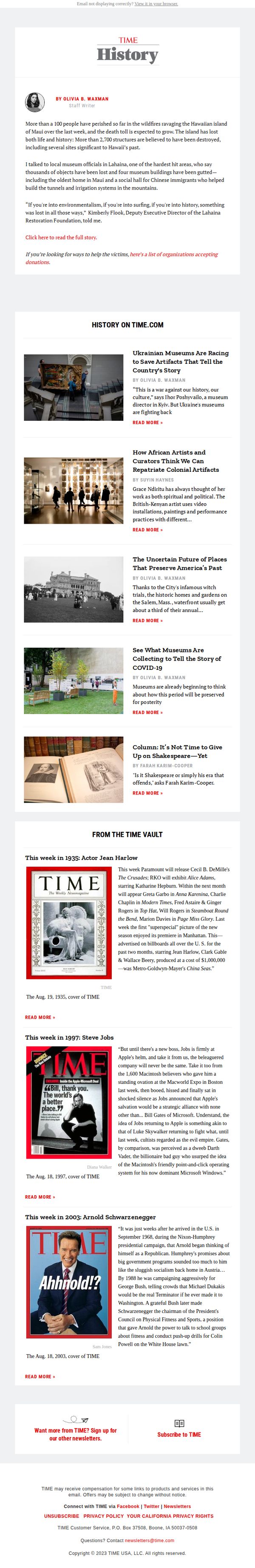 9. TIME: The museums destroyed in the Maui wildfires