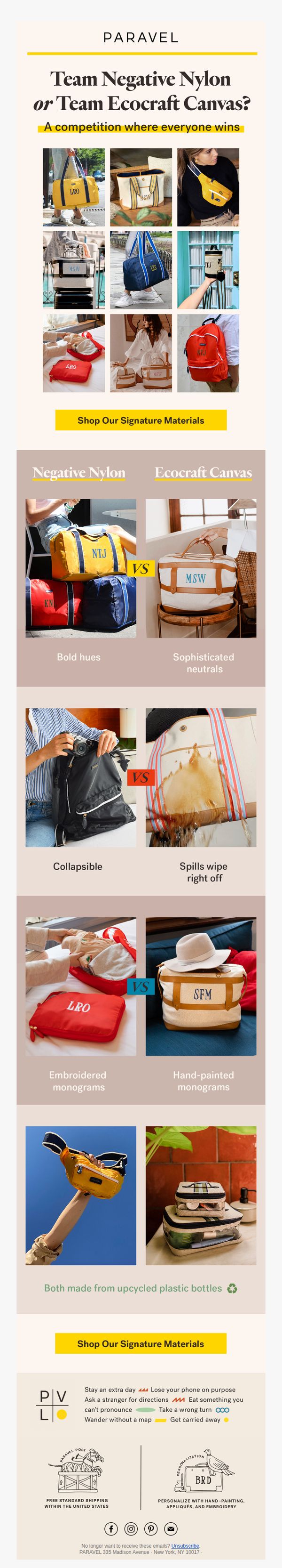 6. Paravel: Team Nylon vs. Team Canvas