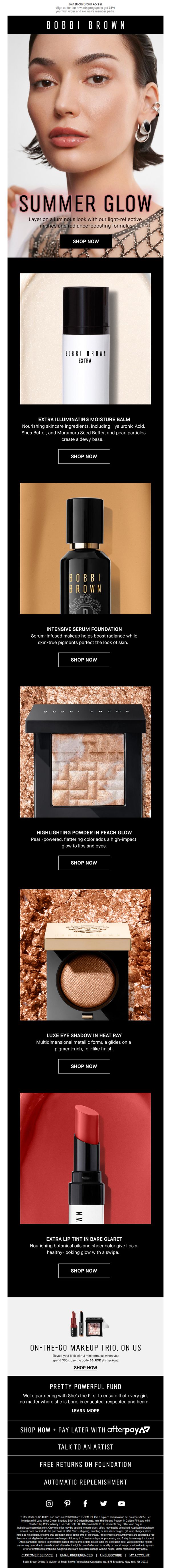 9. Bobbi Brown: Summer glow: our radiance-boosting bestsellers