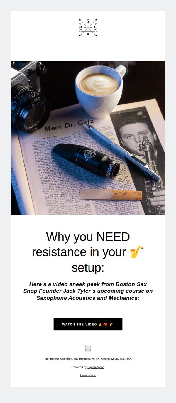 8. The Boston Sax Shop: 🎷New video! Resistance is a GOOD thing