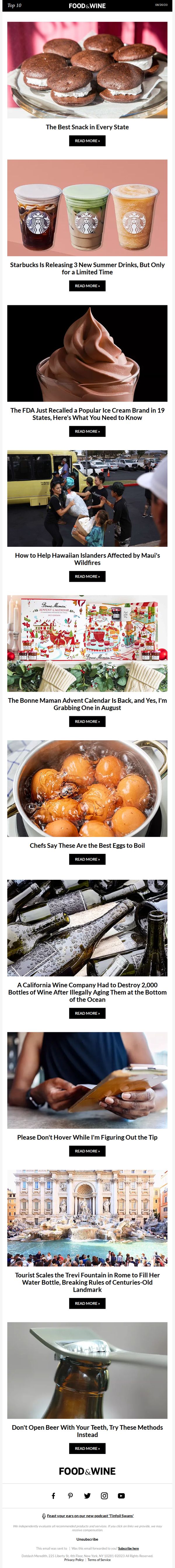 8. The Best Snack in Every State