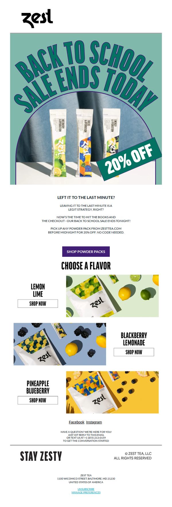 Zest Tea