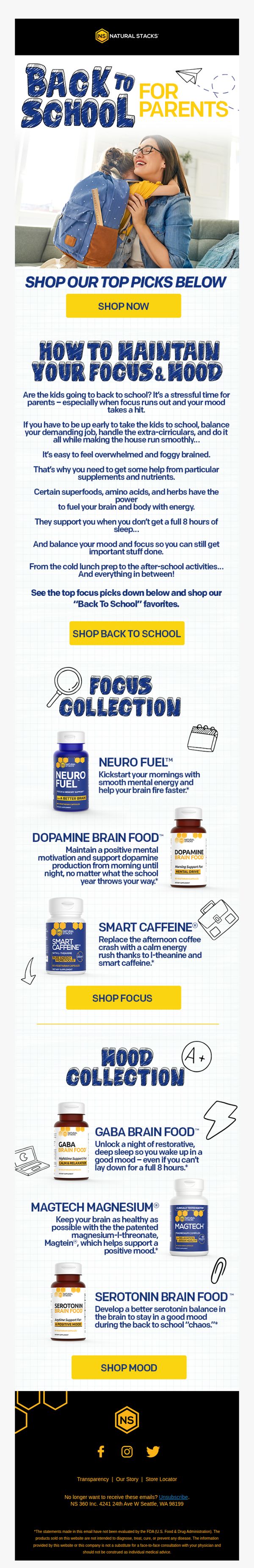 6. Natural Stacks: Kids going back to school? Here’s how to survive it!