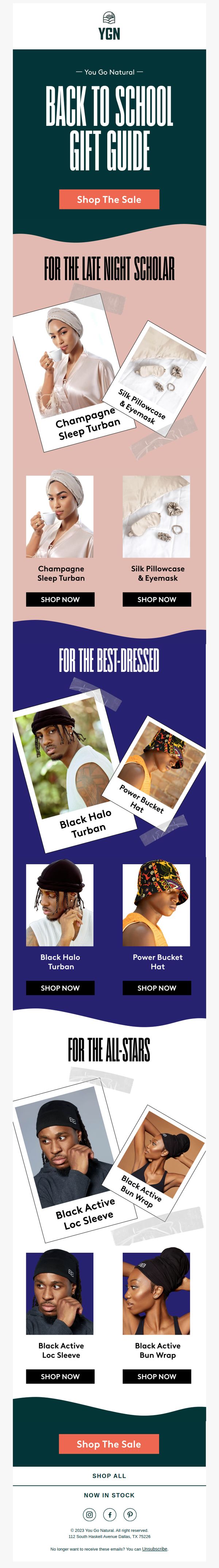 8. You Go Natural (YGN): Back to School Gift Guide 👀