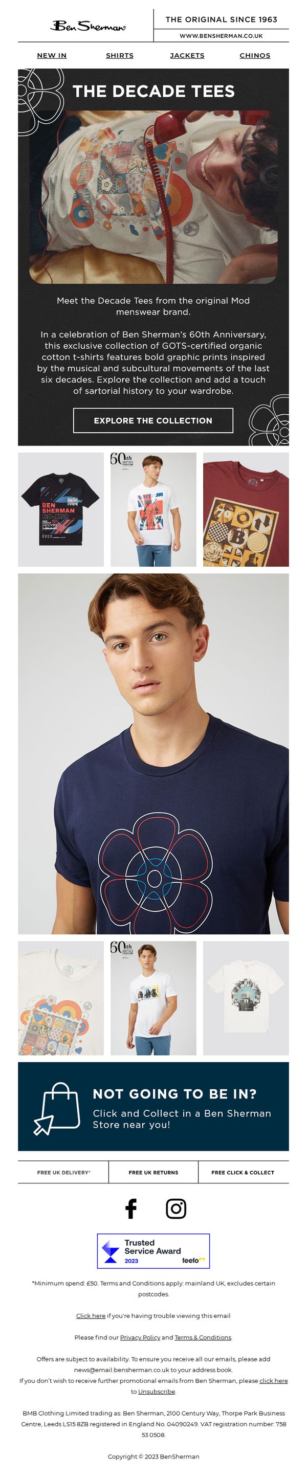 10. Celebrate Ben Sherman’s 60th with us
