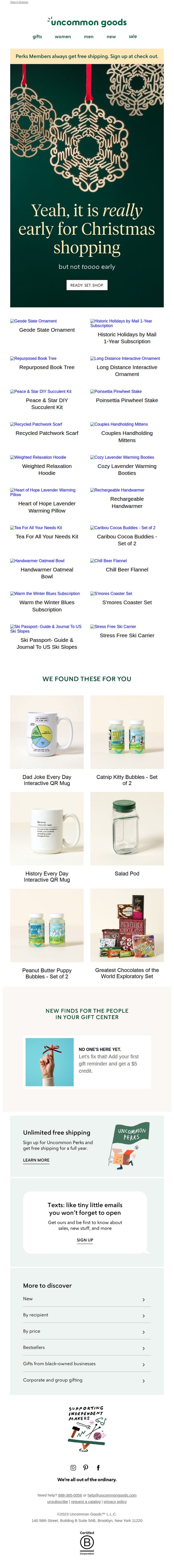 uncommon goods