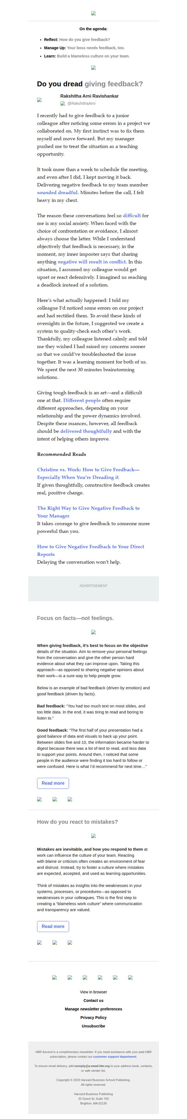 10. Do you dread giving feedback?