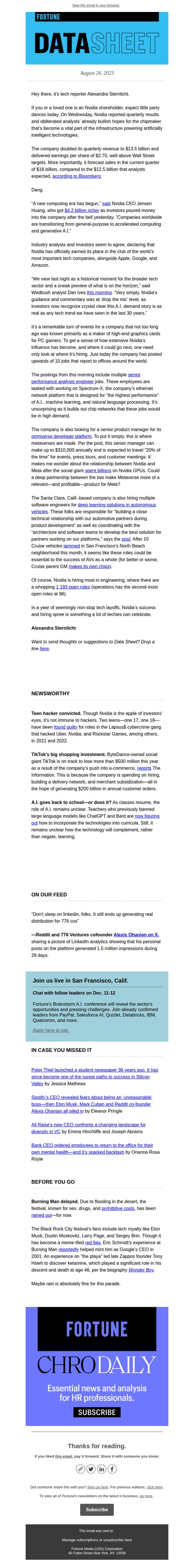 6. Nvidia's rocket ride