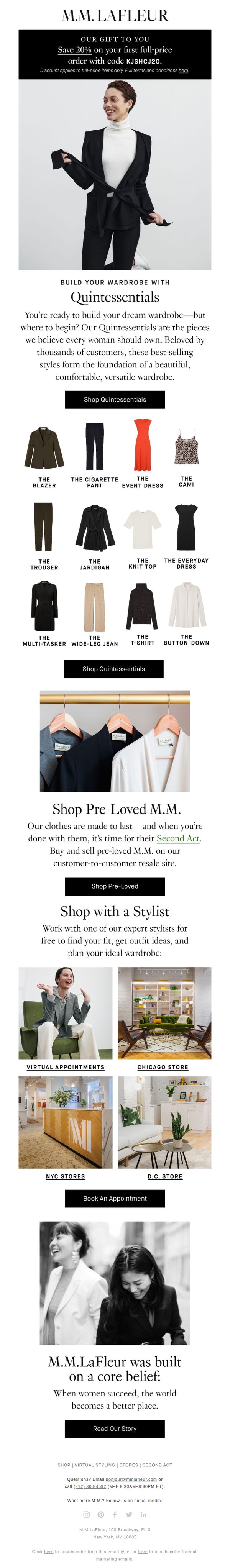 9. M.M. LaFleur: Building a wardrobe? Start here.