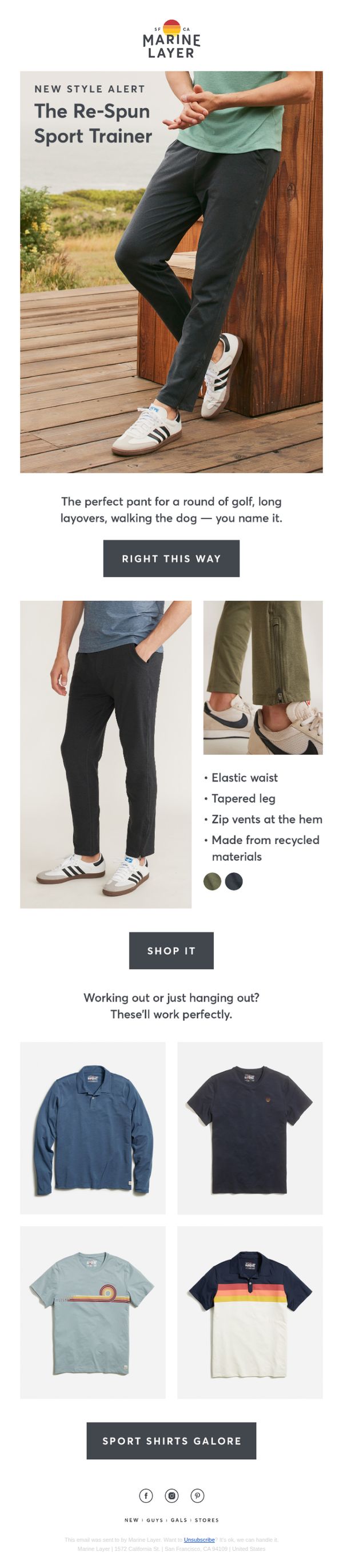 10. Just In: The Re-Spun Sport Trainer