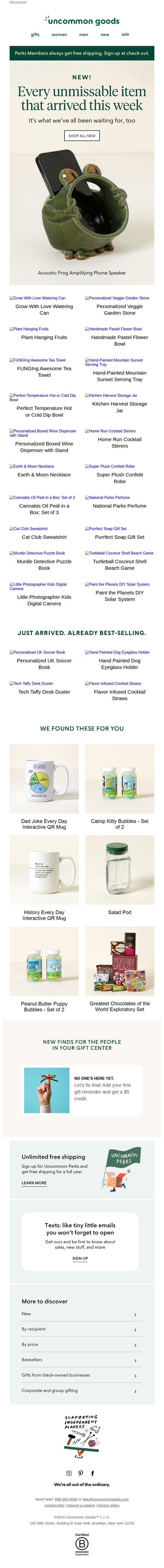 9. uncommon goods: NEW: Every unmissable item that arrived this week