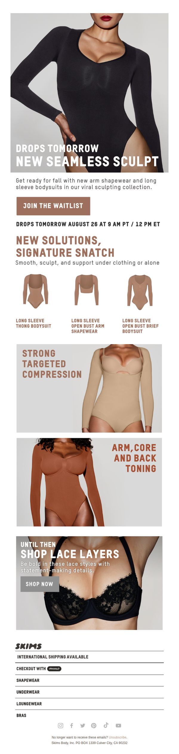 9. Drops Tomorrow: New Seamless Sculpt