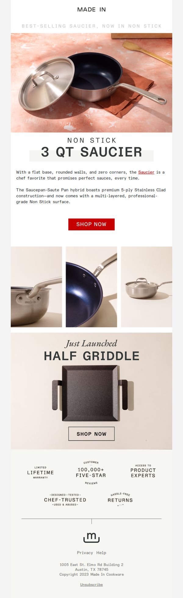 8. Introducing: Non Stick Saucier