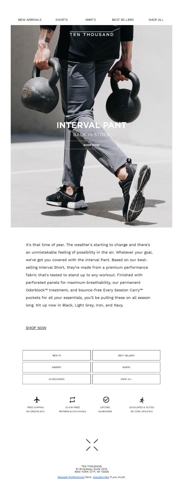 7. Ten Thousand: The Interval Pant Is Back