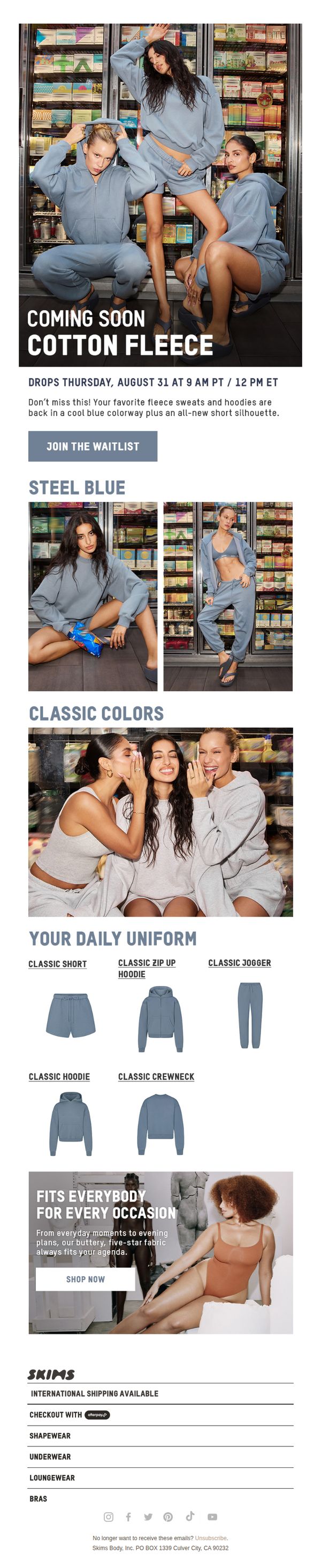 10. Coming Soon: Cotton Fleece