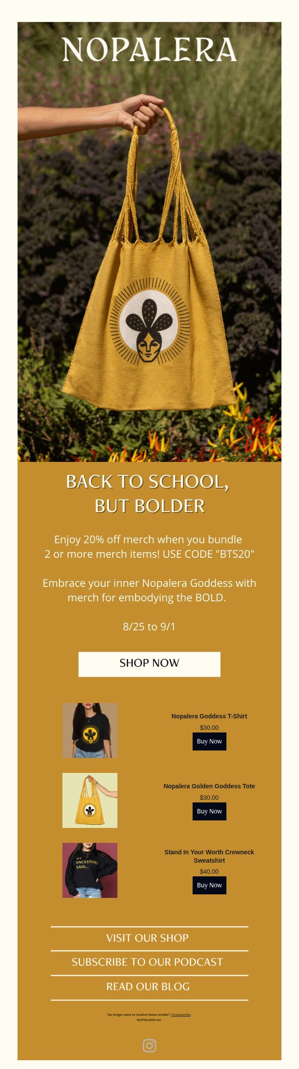 6. Nopalera: BOLD For Back To School