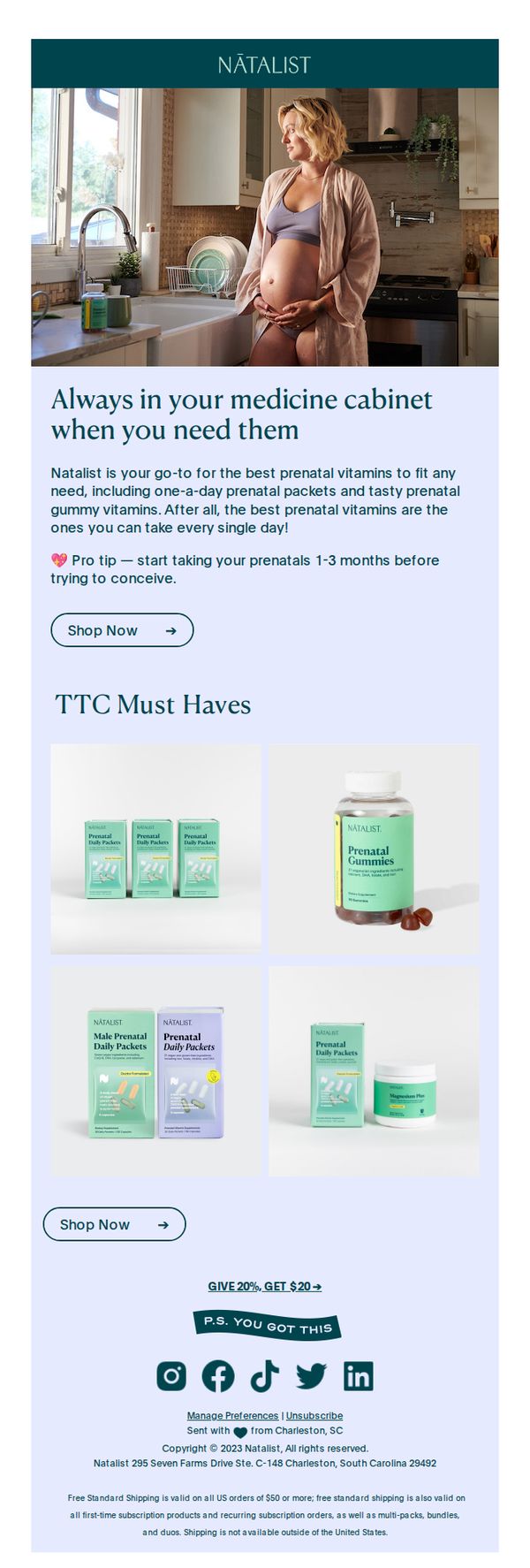 10. Natalist: Are you taking a prenatal vitamin?